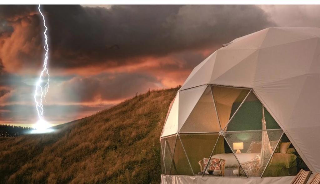 Вілла Caravans Park & Glamping Tents In The Vineyard Турда Екстер'єр фото